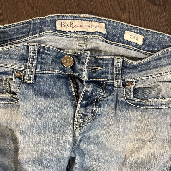 BKE Light Blue Straight Leg Jeans - Picture 2 of 4